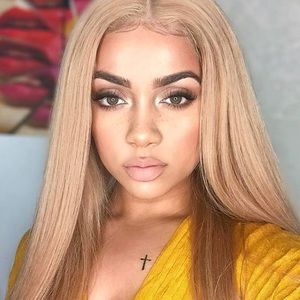 Fuhsi Blonde Straight Tangle Free Wig 22”